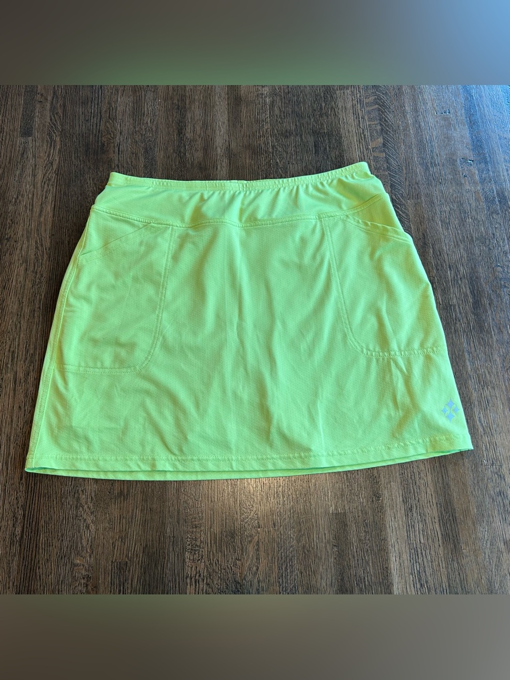 Jofit Neon Yellow Green Skort Sporty Golf Summer Tennis Pickleball Size L